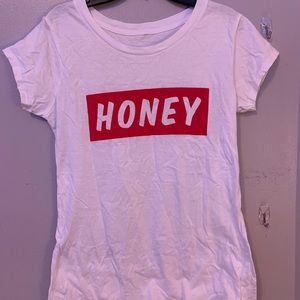 HONEY T-Shirt Red and White